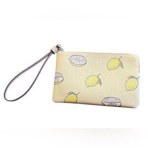 Coach Gold Interior Wristlet